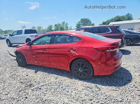 5NPD74LF1HH050506 2017 HYUNDAI ELANTRA Red Задня ліва чверть