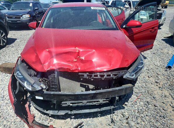 5NPD74LF1HH050506 2017 HYUNDAI ELANTRA Red Вид задньої частини салону