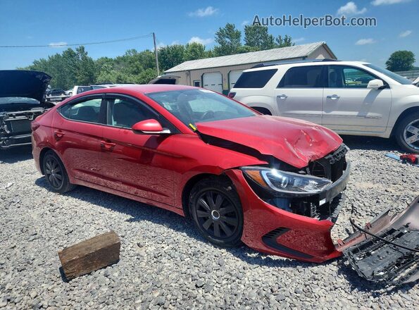 5NPD74LF1HH050506 2017 HYUNDAI ELANTRA Red Передня права чверть