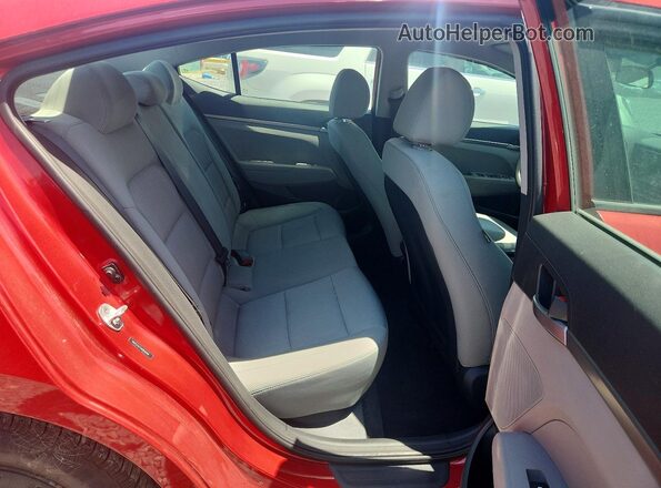 5NPD74LF1HH050506 2017 HYUNDAI ELANTRA Red Вид задніх сидінь