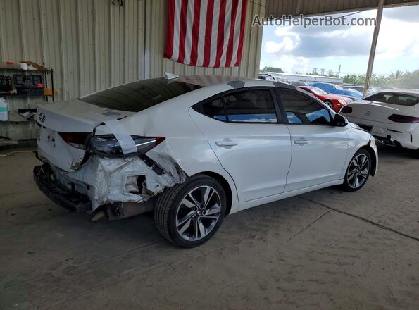 5NPD74LF1HH100109 2017 HYUNDAI ELANTRA Белый Задняя правая четверть