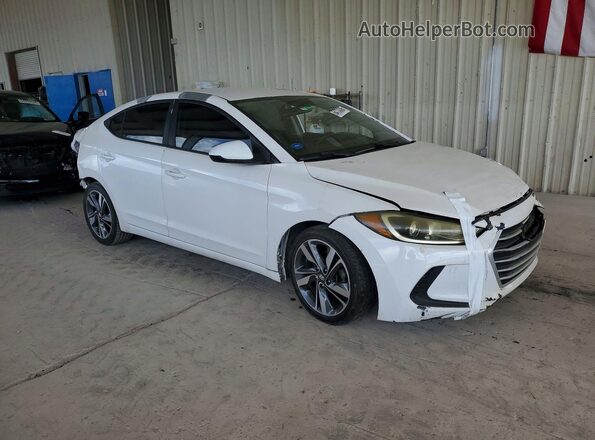 5NPD74LF1HH100109 2017 HYUNDAI ELANTRA Белый Передняя правая четверть