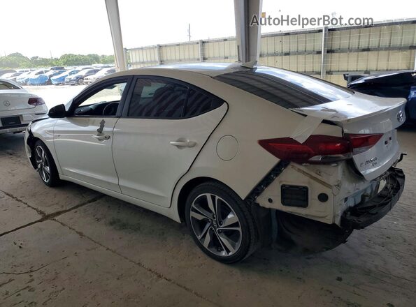 5NPD74LF1HH100109 2017 HYUNDAI ELANTRA Белый Задняя левая четверть