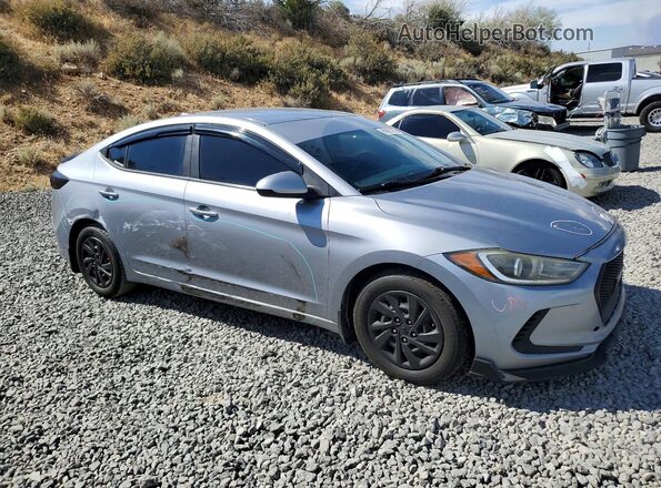 5NPD74LF1HH138567 2017 HYUNDAI ELANTRA Серебряный Передняя правая четверть