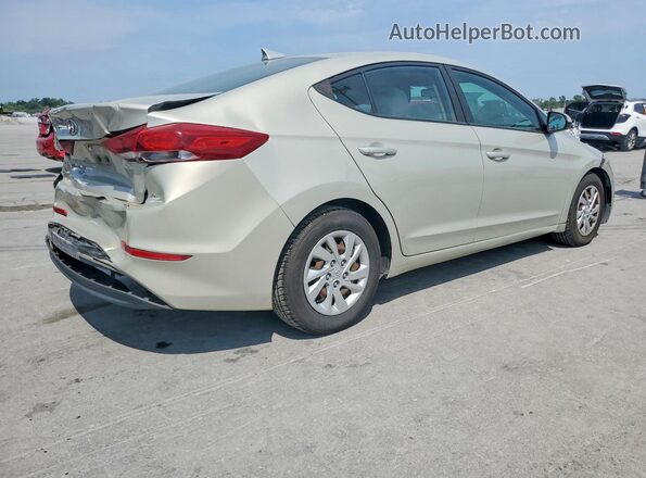 5NPD74LF1HH162562 2017 HYUNDAI ELANTRA Beige უკანა მარჯვენა