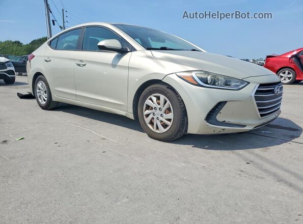 5NPD74LF1HH162562 2017 HYUNDAI ELANTRA Beige წინა მარჯვენა