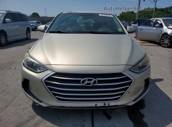 5NPD74LF1HH162562 2017 HYUNDAI ELANTRA Beige წინა ხედი