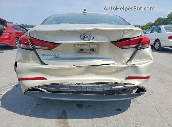 5NPD74LF1HH162562 2017 HYUNDAI ELANTRA Beige უკანა ხედი
