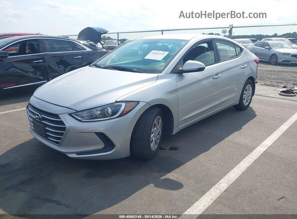 5NPD74LF1HH178065 2017 HYUNDAI ELANTRA Silver Vista tres cuartos delantera izquierda