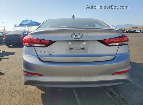 5NPD74LF1HH191141 2017 HYUNDAI ELANTRA Gray უკანა ხედი