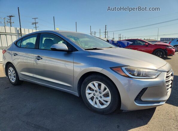 5NPD74LF1HH191141 2017 HYUNDAI ELANTRA Gray წინა მარჯვენა
