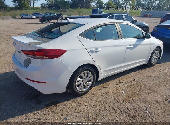 5NPD74LF1HH211839 2017 HYUNDAI ELANTRA Белый Задняя правая четверть