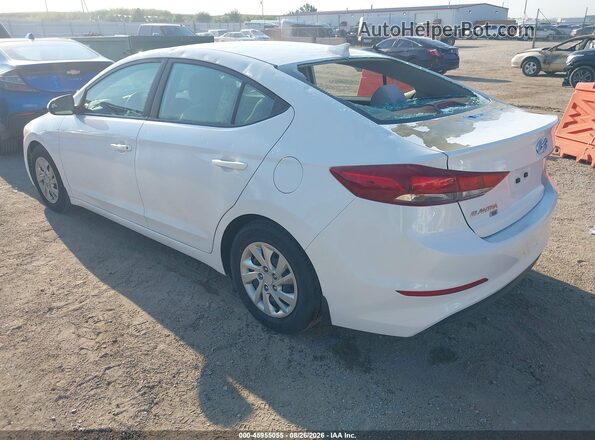 5NPD74LF1HH211839 2017 HYUNDAI ELANTRA Белый Задняя левая четверть