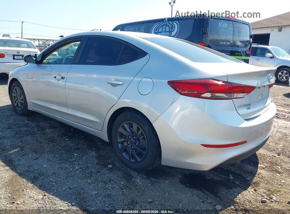 5NPD74LF1JH273151 2018 HYUNDAI ELANTRA Серебряный Задняя левая четверть