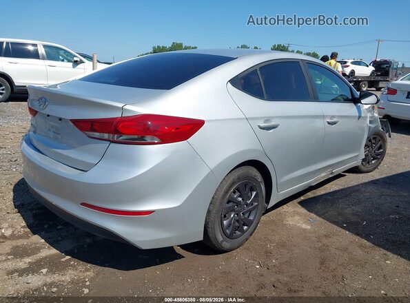5NPD74LF1JH273151 2018 HYUNDAI ELANTRA Серебряный Задняя правая четверть