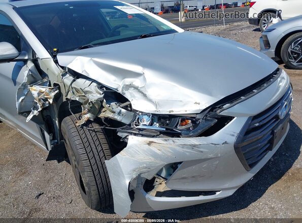 5NPD74LF1JH273151 2018 HYUNDAI ELANTRA Серебряный Вид задней части салона