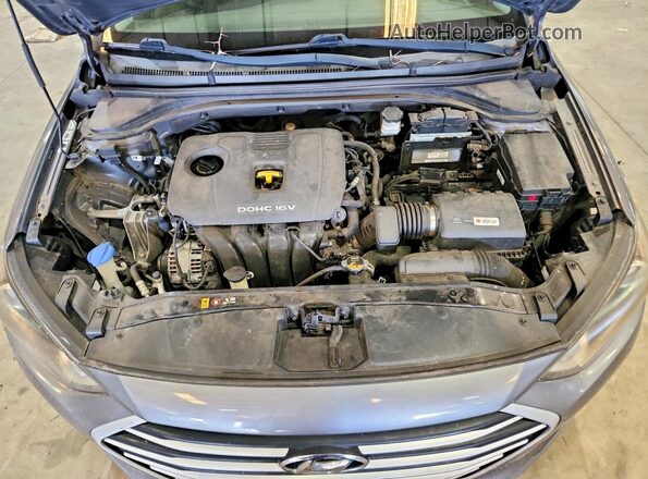 5NPD74LF1JH294159 2018 HYUNDAI ELANTRA Серый Вид задней части салона