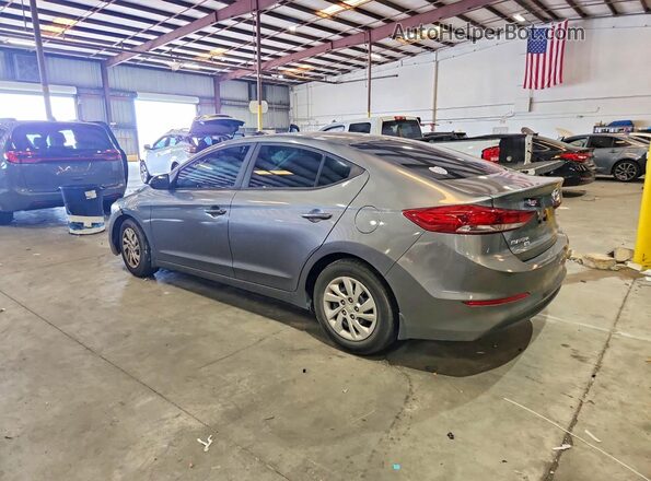 5NPD74LF1JH294159 2018 HYUNDAI ELANTRA Серый Задняя левая четверть