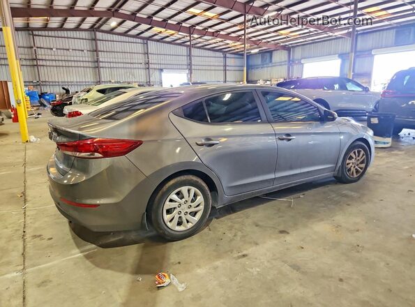5NPD74LF1JH294159 2018 HYUNDAI ELANTRA Серый Задняя правая четверть