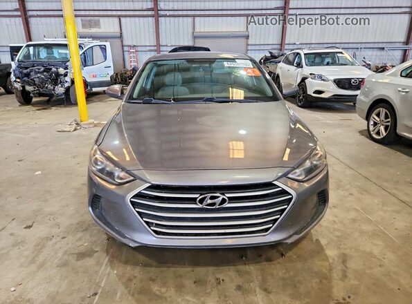 5NPD74LF1JH294159 2018 HYUNDAI ELANTRA Серый Вид спереди
