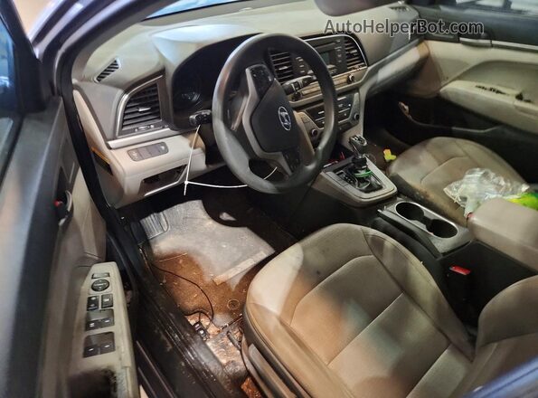 5NPD74LF1JH294159 2018 HYUNDAI ELANTRA Серый Вид панели приборов