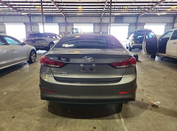 5NPD74LF1JH294159 2018 HYUNDAI ELANTRA Серый Вид сзади