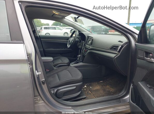 5NPD74LF1JH321702 2018 HYUNDAI ELANTRA Gray Vista interior delantera