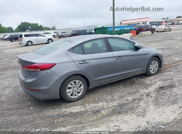 5NPD74LF1JH321702 2018 HYUNDAI ELANTRA Gray Trasero derecho