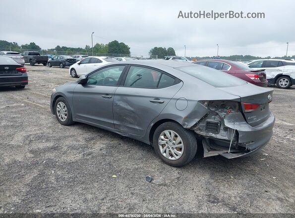 5NPD74LF1JH321702 2018 HYUNDAI ELANTRA Gray Trasero izquierdo