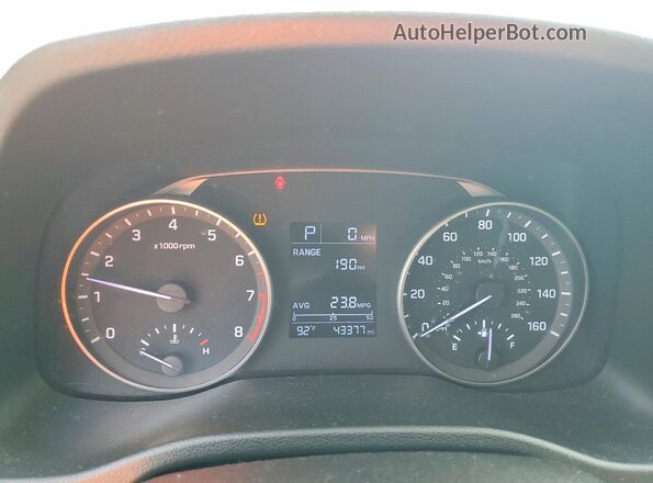 5NPD74LF1JH378787 2018 HYUNDAI ELANTRA Gray Widok zestawu wskaźników