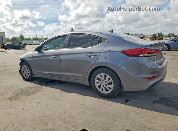 5NPD74LF1JH378787 2018 HYUNDAI ELANTRA Gray Tył lewy
