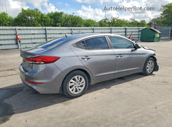 5NPD74LF1JH378787 2018 HYUNDAI ELANTRA Gray Tył prawy