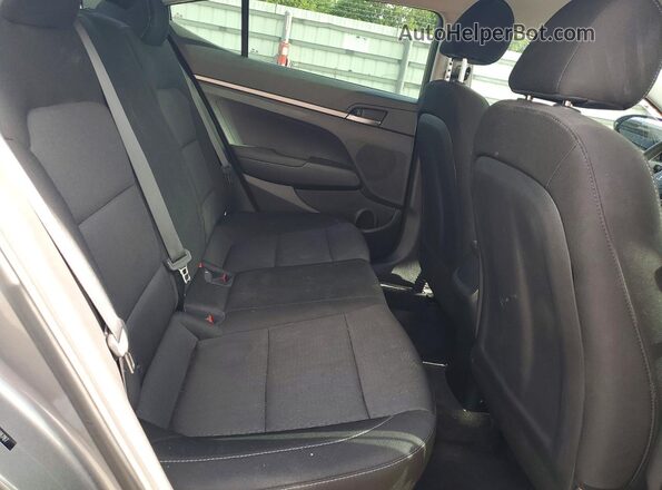 5NPD74LF1JH378787 2018 HYUNDAI ELANTRA Gray Widok tylnych siedzeń