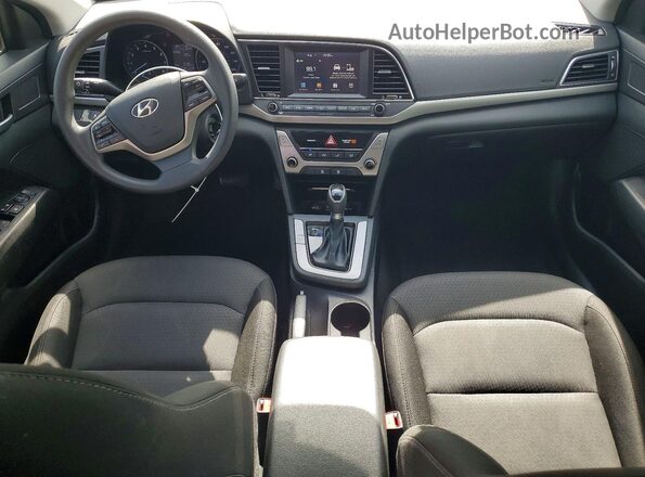 5NPD74LF1JH378787 2018 HYUNDAI ELANTRA Gray Widok deski rozdzielczej