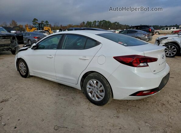 5NPD74LF1KH420005 2019 HYUNDAI ELANTRA White Trasero izquierdo