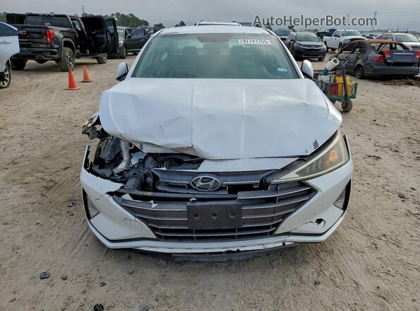 5NPD74LF1KH420005 2019 HYUNDAI ELANTRA White Vista frontal