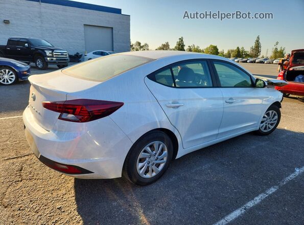 5NPD74LF1KH425804 2019 HYUNDAI ELANTRA White Հետևի աջ