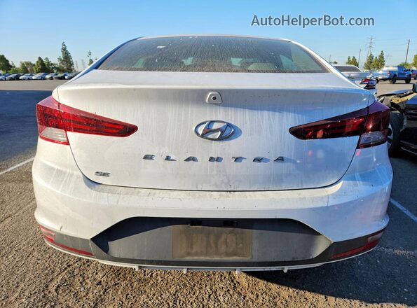 5NPD74LF1KH425804 2019 HYUNDAI ELANTRA White Հետևի տեսք