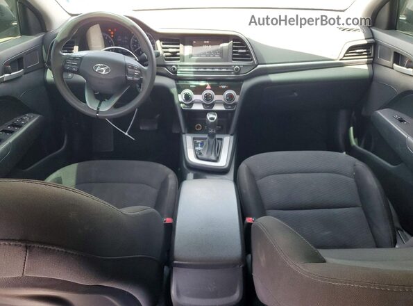 5NPD74LF1KH472038 2019 HYUNDAI ELANTRA Gray Vista del salpicadero