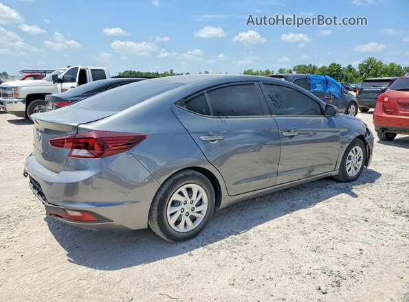 5NPD74LF1KH472038 2019 HYUNDAI ELANTRA Gray Trasero derecho