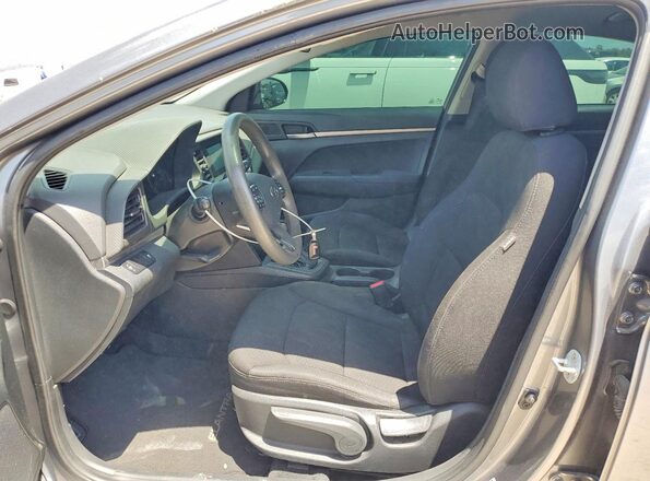 5NPD74LF1KH472038 2019 HYUNDAI ELANTRA Gray Vista interior delantera