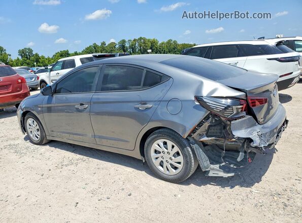 5NPD74LF1KH472038 2019 HYUNDAI ELANTRA Gray Trasero izquierdo