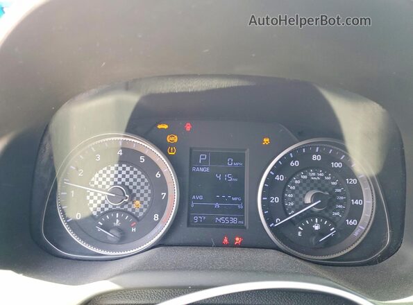 5NPD74LF1KH472038 2019 HYUNDAI ELANTRA Gray Vista del cuadro de instrumentos