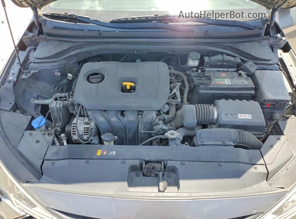 5NPD74LF1KH472038 2019 HYUNDAI ELANTRA Gray Vista interior trasera