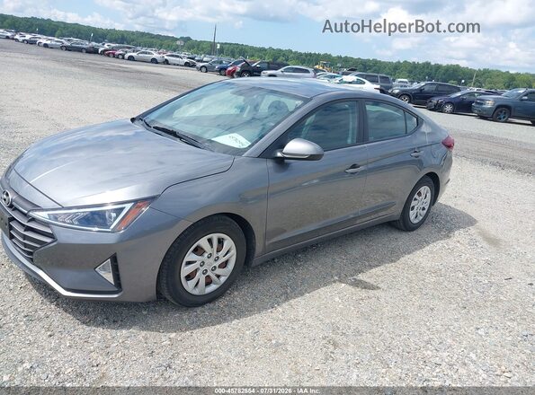 5NPD74LF1KH472590 2019 HYUNDAI ELANTRA Серый Передняя левая четверть