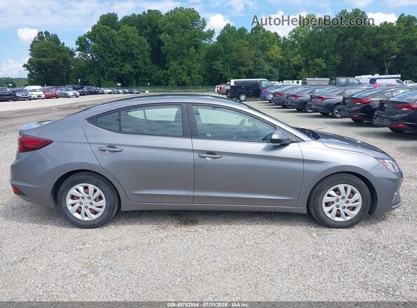 5NPD74LF1KH472590 2019 HYUNDAI ELANTRA Серый 