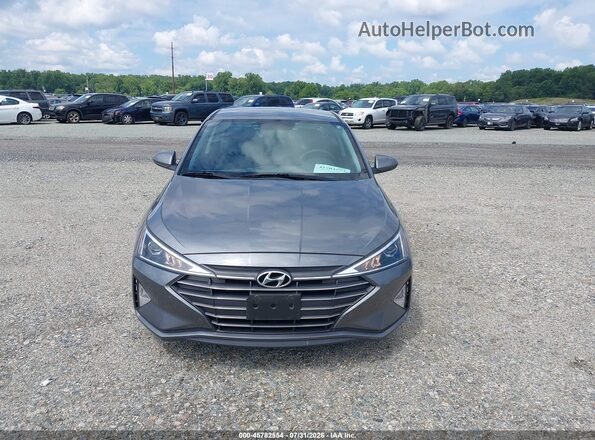5NPD74LF1KH472590 2019 HYUNDAI ELANTRA Серый 
