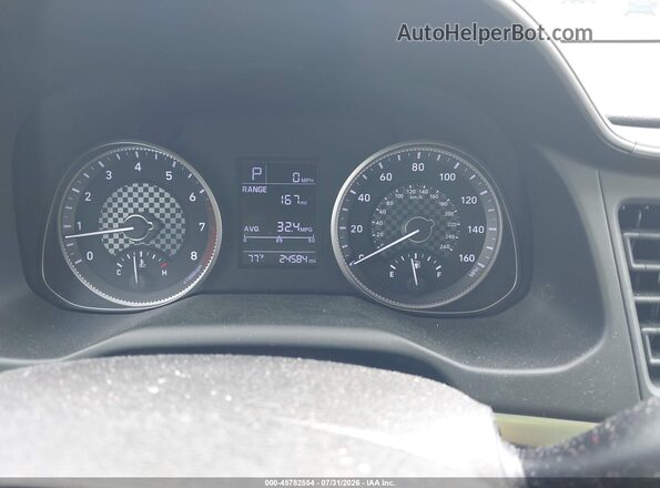 5NPD74LF1KH472590 2019 HYUNDAI ELANTRA Серый Вид задних сидений