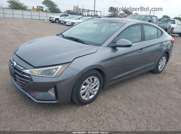 5NPD74LF1KH475991 2019 HYUNDAI ELANTRA Gray Przód lewy