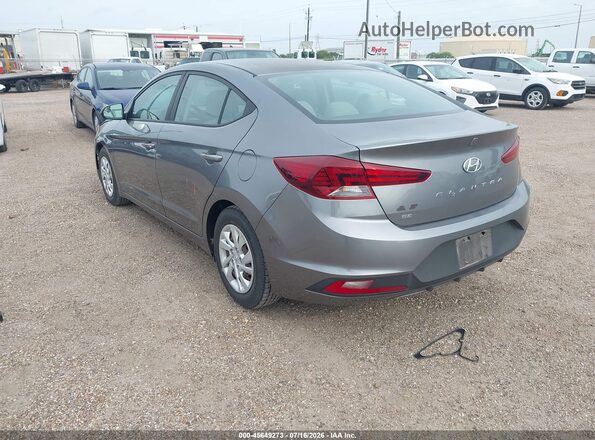 5NPD74LF1KH475991 2019 HYUNDAI ELANTRA Gray Tył lewy